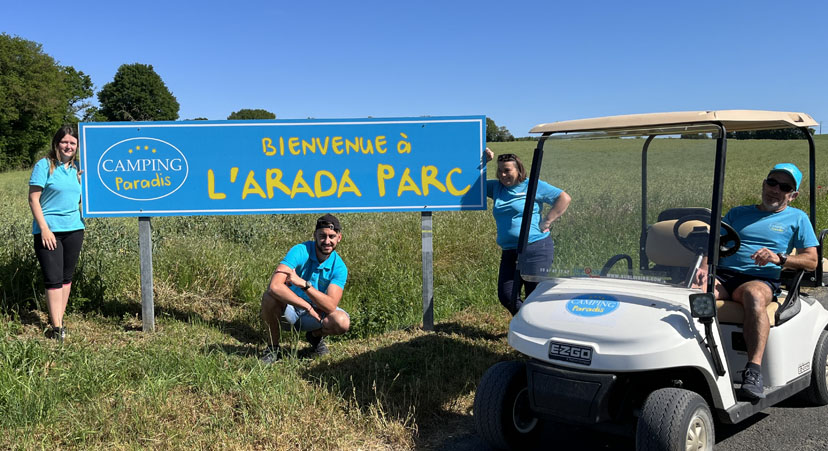 CAMPING PARADIS L'ARADA PARC ****Camping Indre et Loire Camping près de  Tours