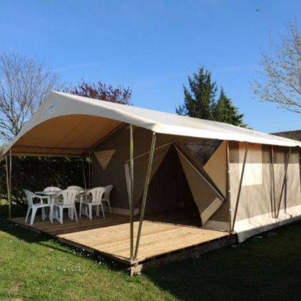 Bungalow toilé tout équipé pour 5 personnes