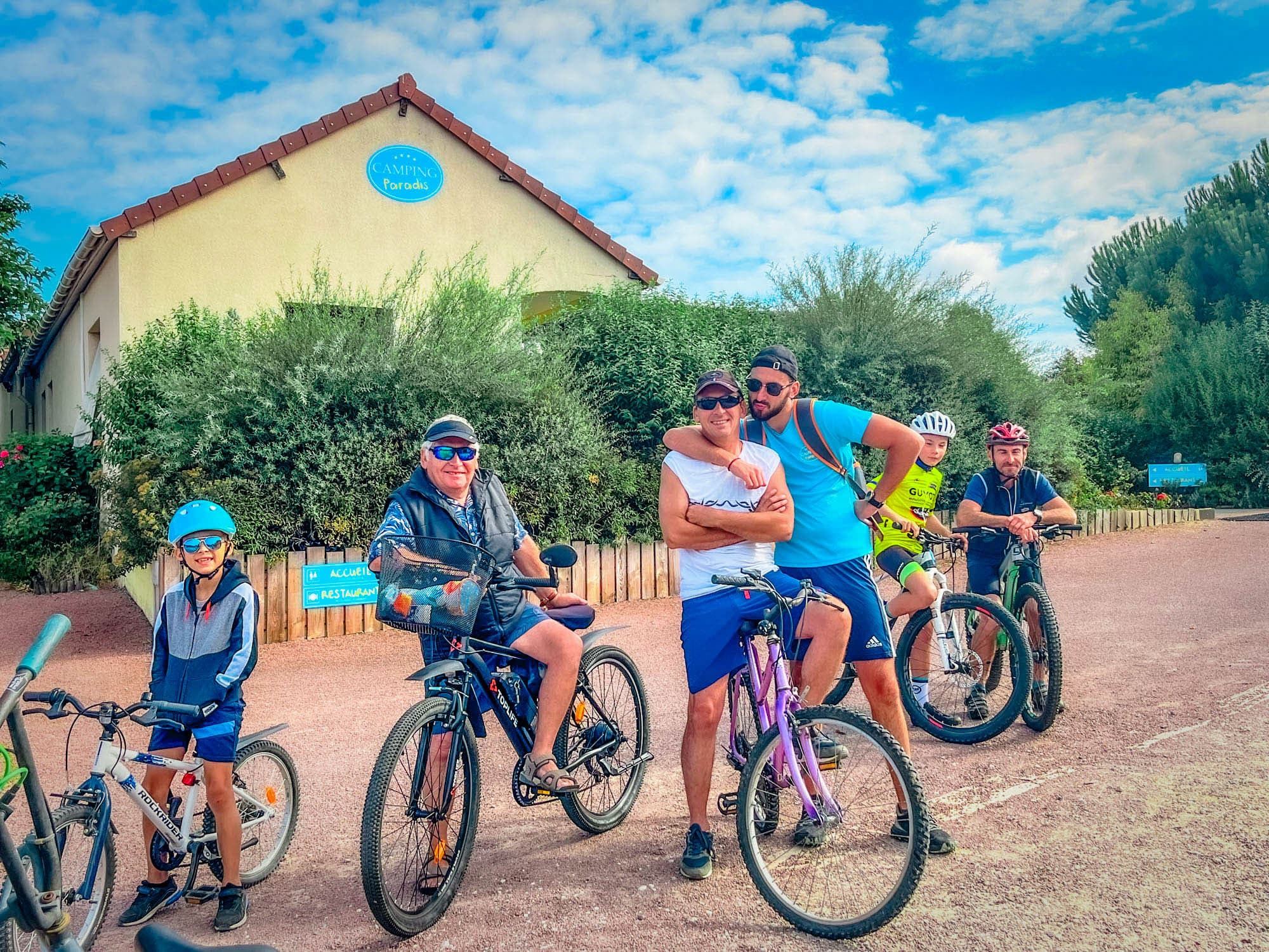 Camping paradis laradaparc sortie velo